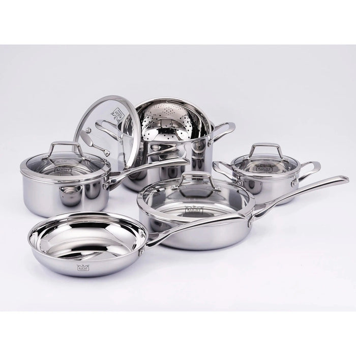 Kucht Culinary 3-Ply Stainless Steel 10 Piece Cookware Set (K16020)