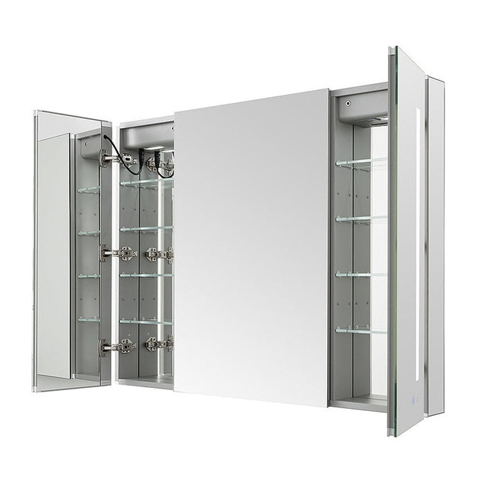 Aquadom Signature Royale 36x36 LED Lighted Triple Door Medicine Cabinet
