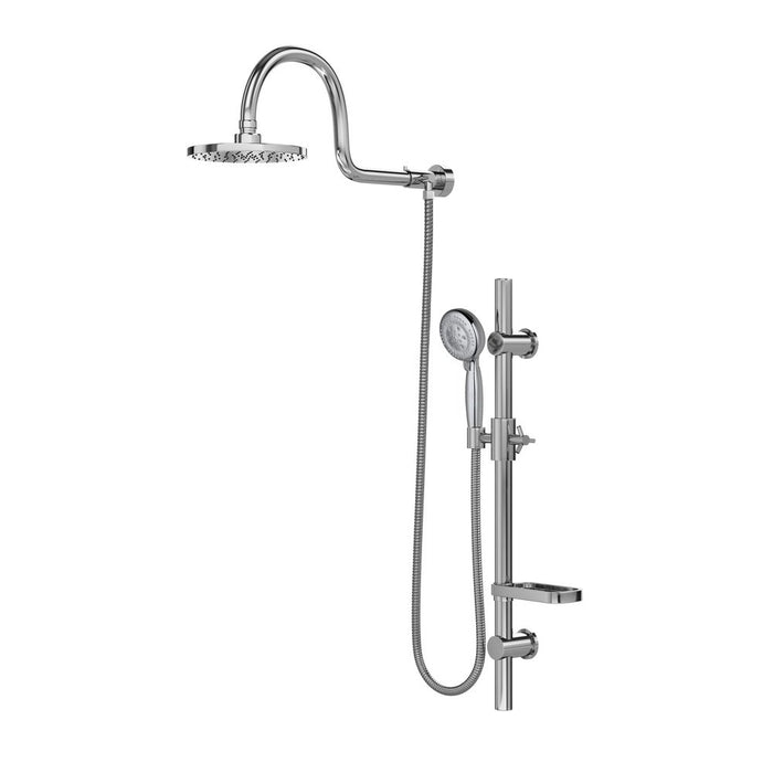 PULSE ShowerSpas Retro Line AquaRain Chrome Shower System