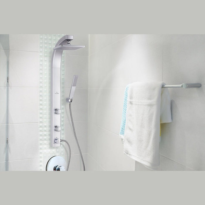 PULSE ShowerSpas Retro Line Splash Silver ABS Shower System