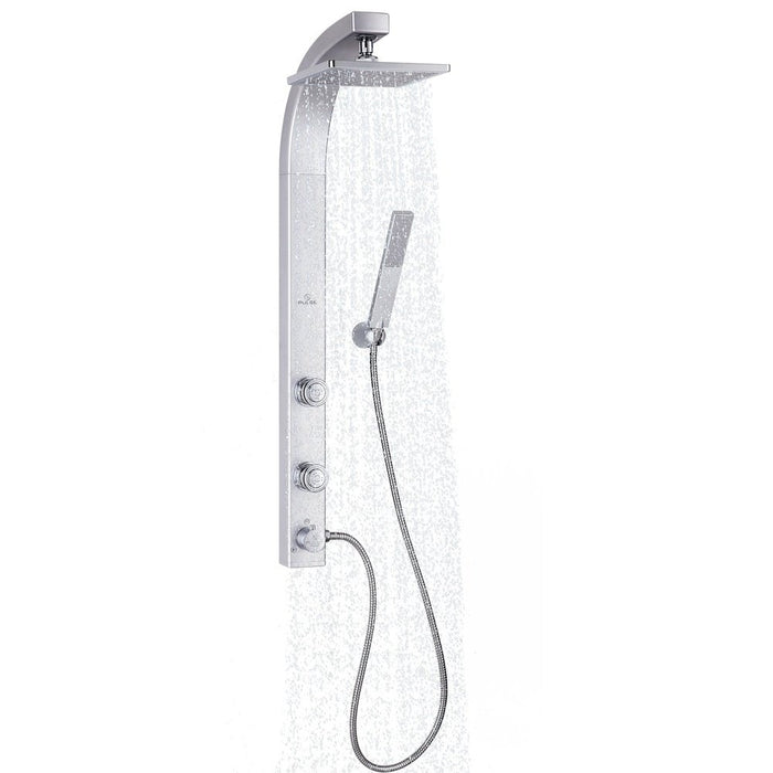 PULSE ShowerSpas Retro Line Splash Silver ABS Shower System