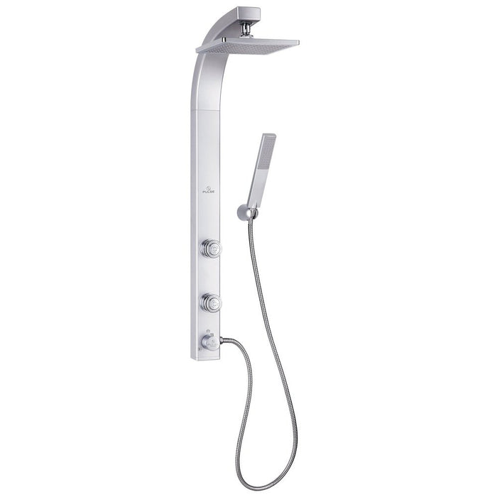 PULSE ShowerSpas Retro Line Splash Silver ABS Shower System