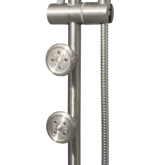 PULSE ShowerSpas Retro Line Lanikai ShowerSpa Brushed-Nickel Shower System