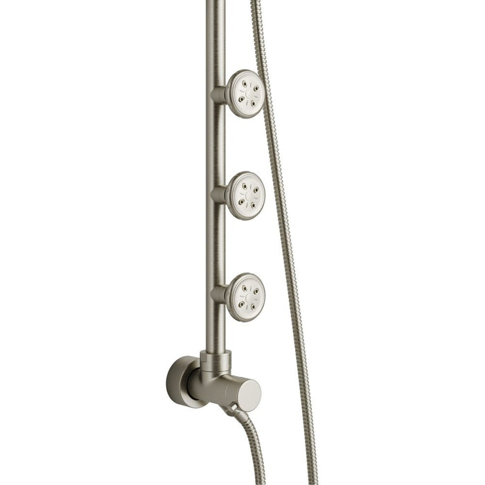 PULSE ShowerSpas Retro Line Lanikai ShowerSpa Brushed-Nickel Shower System