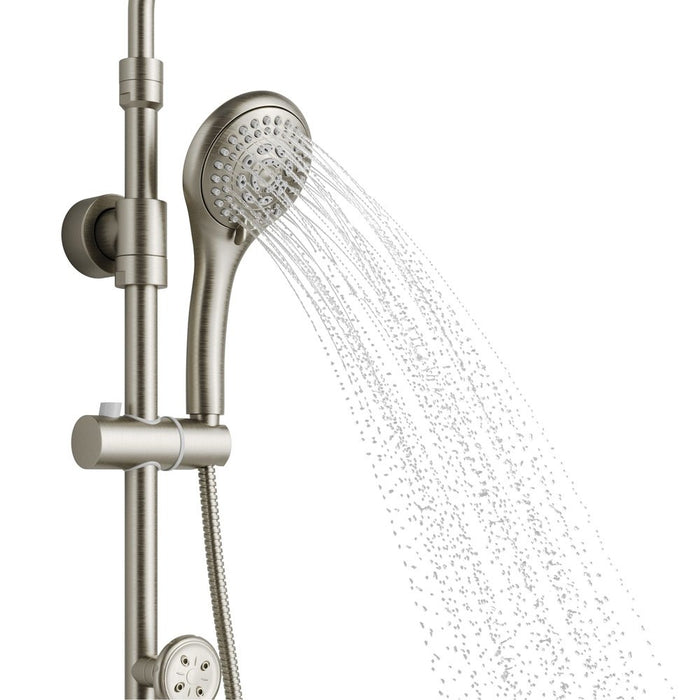 PULSE ShowerSpas Retro Line Lanikai ShowerSpa Brushed-Nickel Shower System