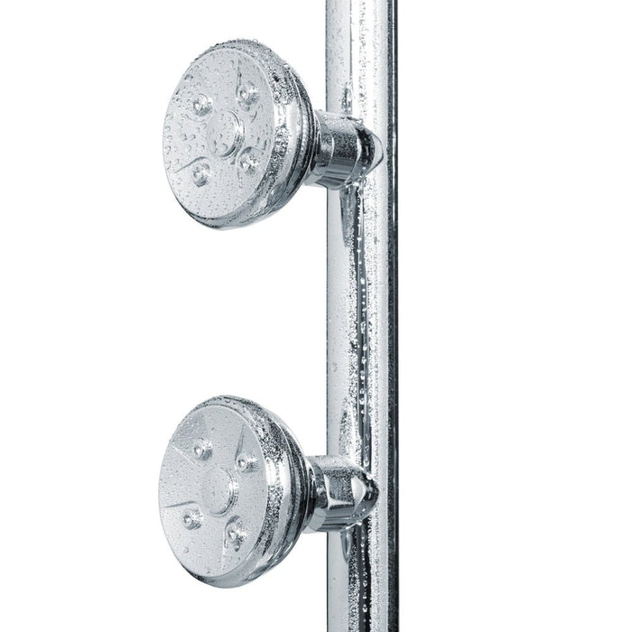 PULSE ShowerSpas Retro Line Lanikai ShowerSpa Chrome Shower System