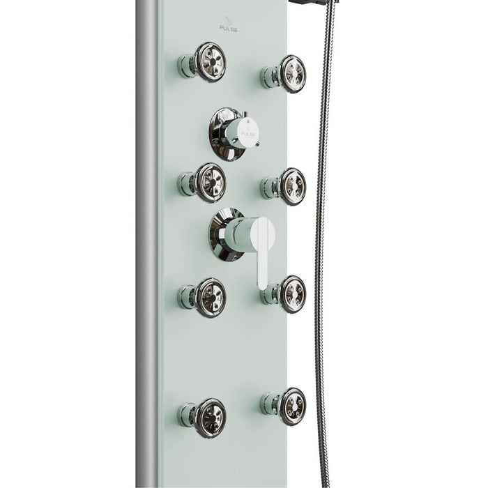 PULSE ShowerSpas Lahaina Seafoam Glass ShowerSpa