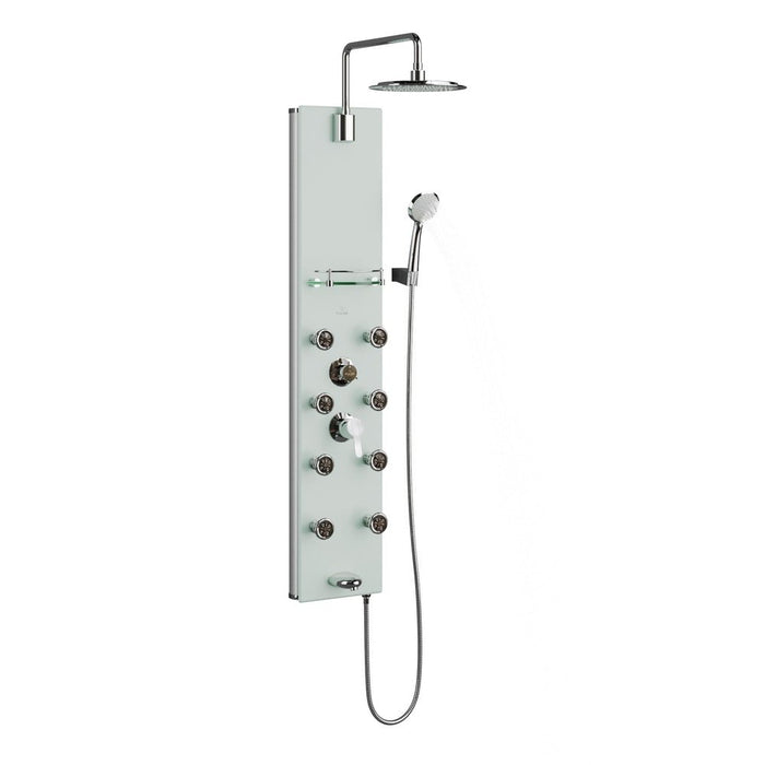 PULSE ShowerSpas Lahaina Seafoam Glass ShowerSpa