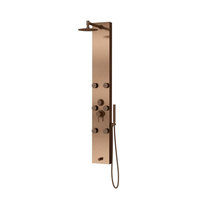 PULSE ShowerSpas Monterey Stainless Steel Oil-Rubbed Bronze ShowerSpa