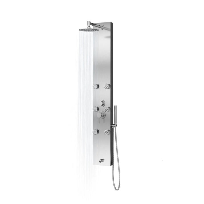 PULSE ShowerSpas Monterey Stainless Steel Brushed ShowerSpa