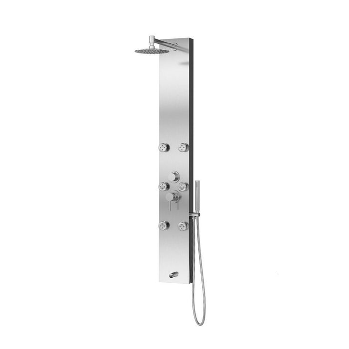 PULSE ShowerSpas Monterey Stainless Steel Brushed ShowerSpa