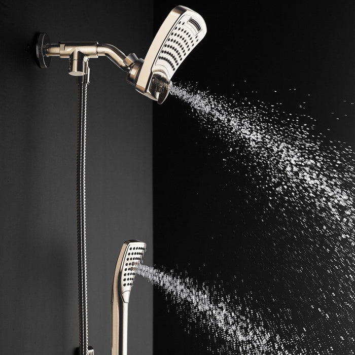 PULSE ShowerSpas Retro Line PowerShot Brushed Nickel Shower System