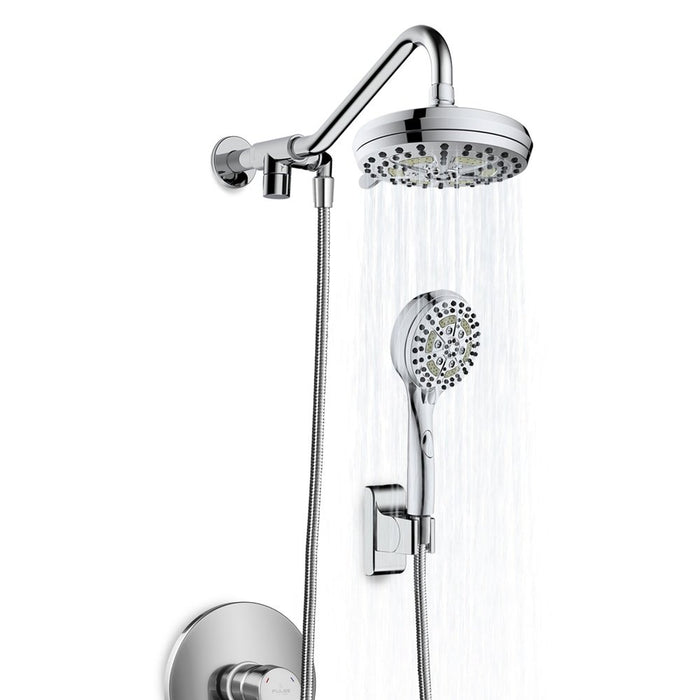 PULSE ShowerSpas Retro Line Saturn Chrome Shower System