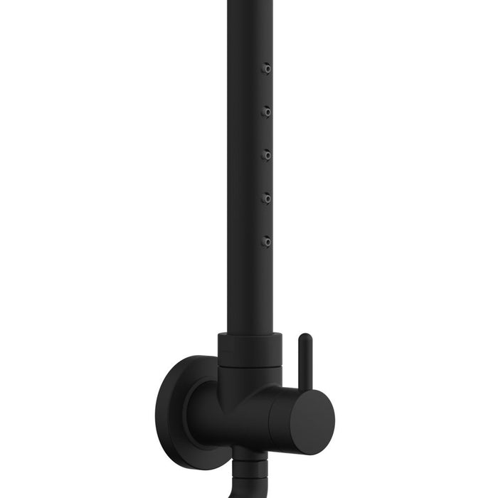 PULSE ShowerSpas Retro Line Atlantis Matte Black Shower System