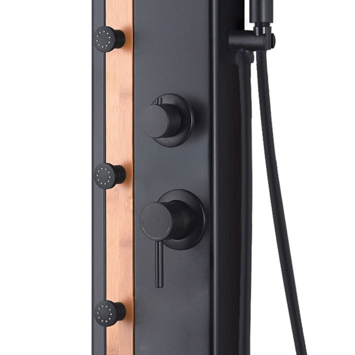 PULSE ShowerSpas Eclipse Matte Black ShowerSpa