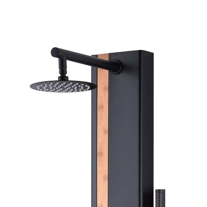 PULSE ShowerSpas Eclipse Matte Black ShowerSpa