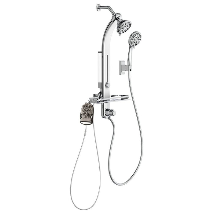 PULSE ShowerSpas Nirvana Stainless Steel Brushed ShowerSpa