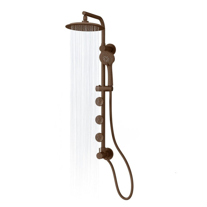 PULSE ShowerSpas Retro Line Lanai Oil-Rubbed Bronze Shower System