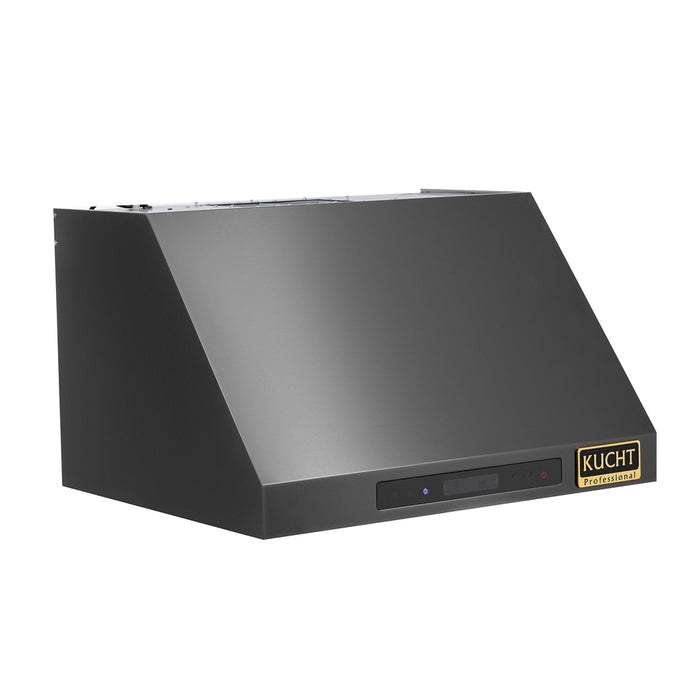 Kucht Professional 30-Inch 900 CFM Under Cabinet Range Hood in Dark Titanium Stainless Steel (KRH303A)