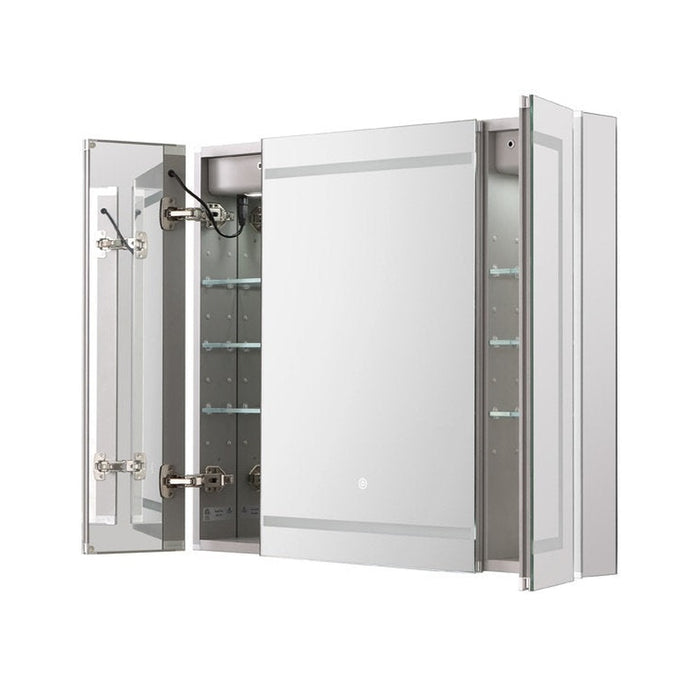 Aquadom Royale Plus 36x30 LED Lighted Triple Door Medicine Cabinet