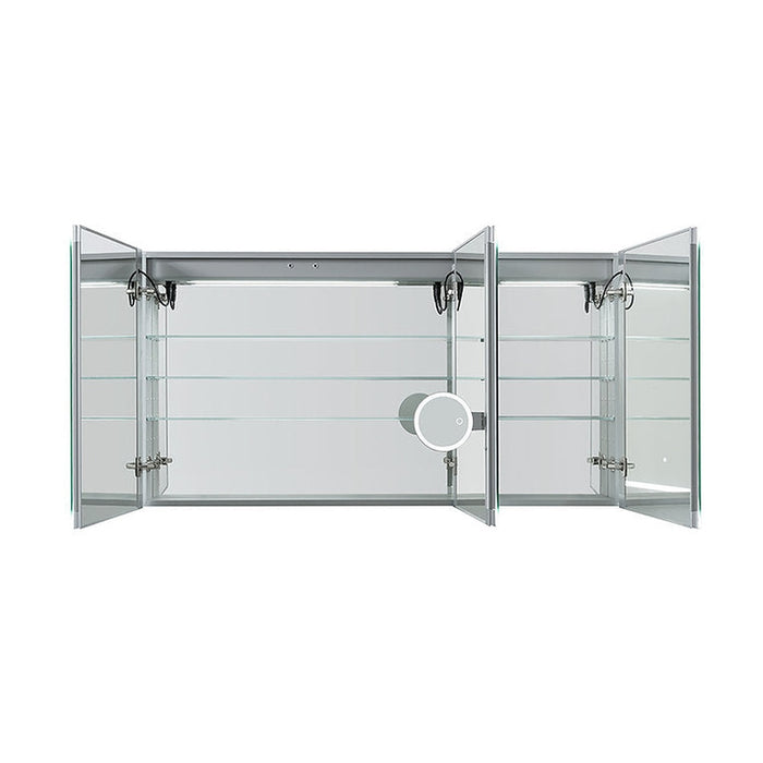 Aquadom Signature Royale 60x36 LED Lighted Triple Door Medicine Cabinet