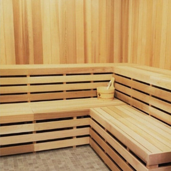 Scandia DIY PreCut Sauna Kit - 48" x 84" x 84" - Scandia Electric Ultra