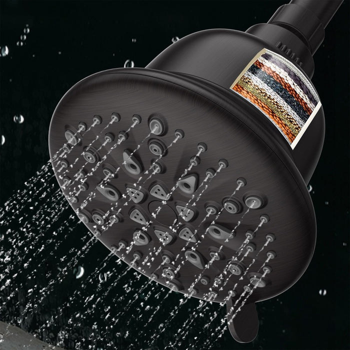 PULSE ShowerSpas PulsePure Filtered Oil Rubbed Bronze Showerhead