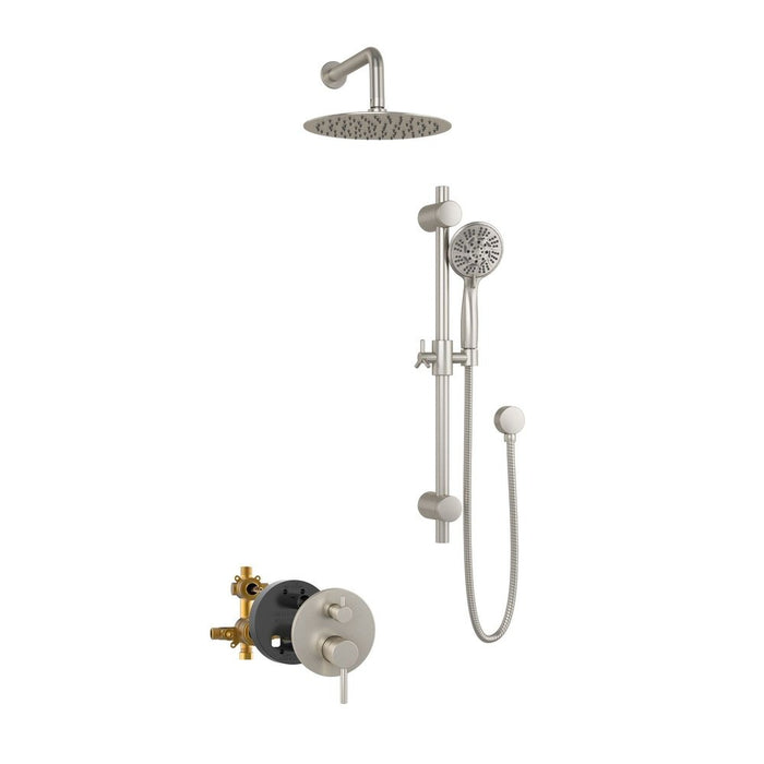 PULSE ShowerSpas Combo Shower System in Brushed-Nickel