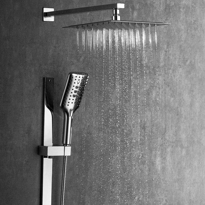 PULSE ShowerSpas Combo Shower System in Chrome