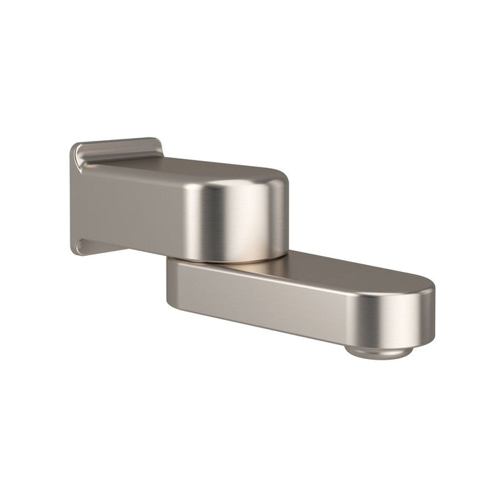 PULSE ShowerSpas NPT Connection Fold Away Tub Spout with Diverter in Brushed Nickel