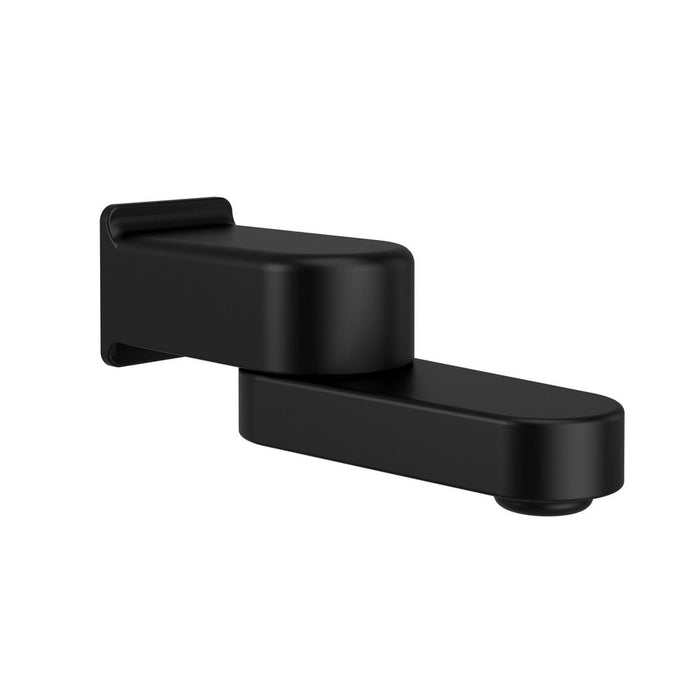 PULSE ShowerSpas NPT Connection Fold Away Tub Spout with Diverter in Matte Black