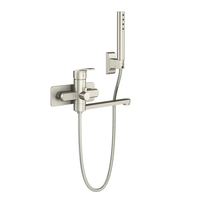 PULSE ShowerSpas Wall Mounted Tub Filler in Brushed-Nickel