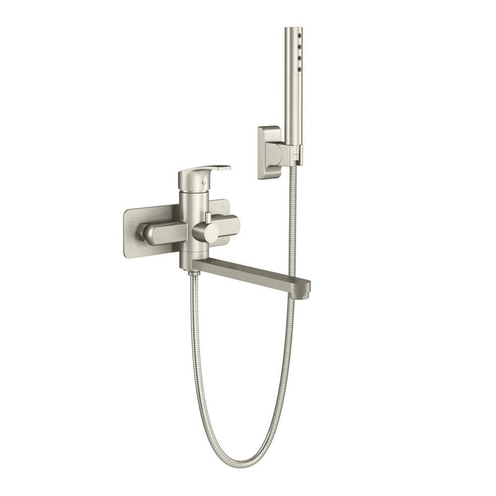 PULSE ShowerSpas Wall Mounted Tub Filler in Brushed-Nickel