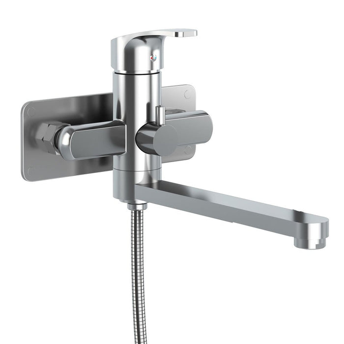 PULSE ShowerSpas Wall Mounted Tub Filler in Chrome