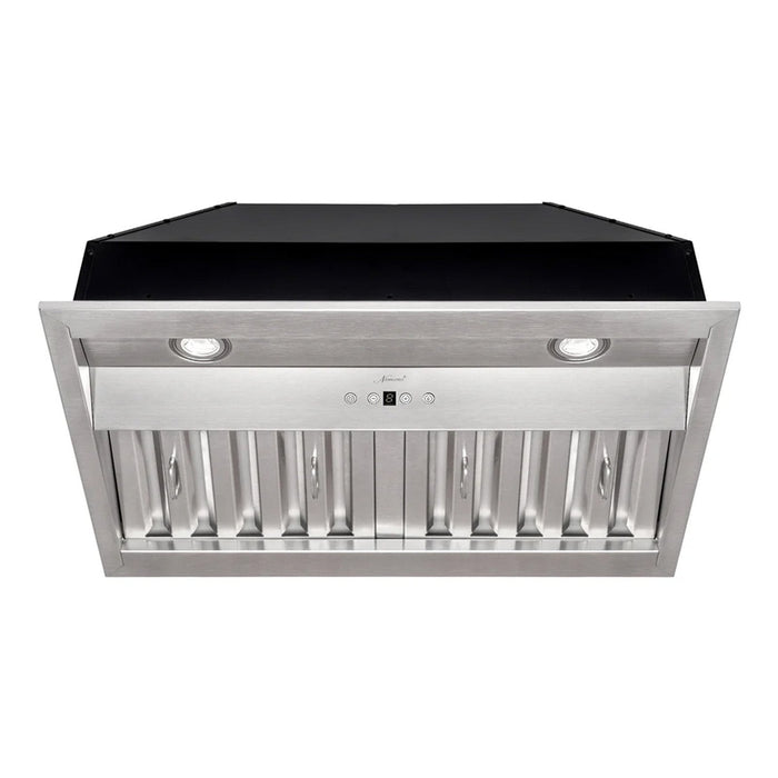 30" Range Hood Insert, Stainless Steel Kitchen Vent Hood with Dimmable LED Lights, 600CFM - NX-E90-30