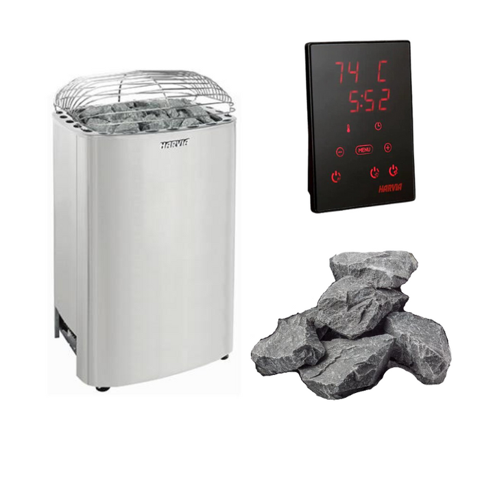 Harvia Club K10G Electric Sauna Heater Package