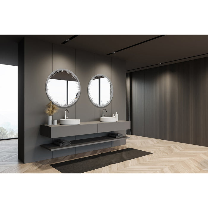 Aquadom Flame 36 Inches LED Lighted Bathroom Mirror