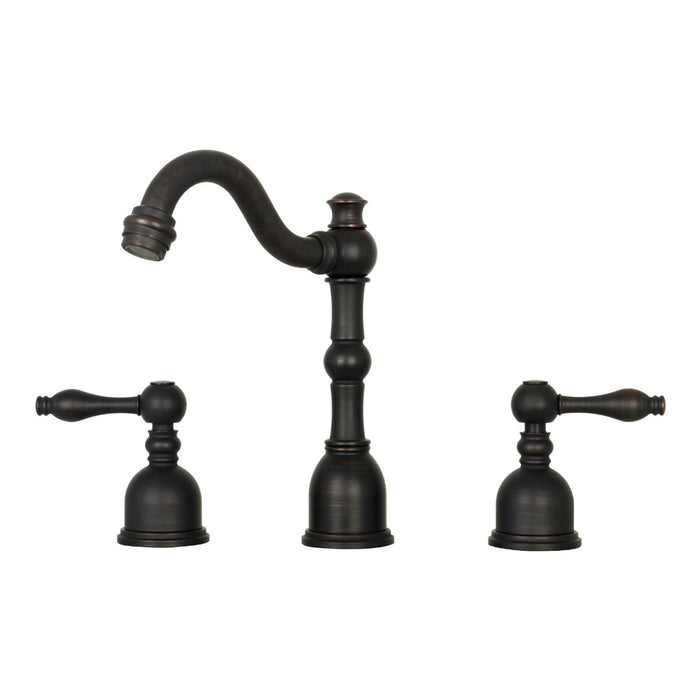 Two-Handle Copper Widespread Bathroom Sink Faucet - AK41518C