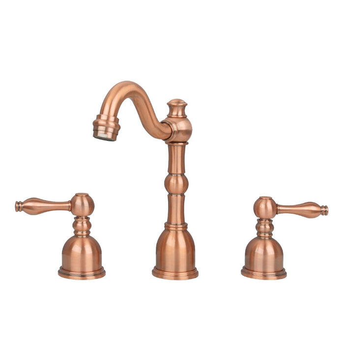 Two-Handle Copper Widespread Bathroom Sink Faucet - AK41518C