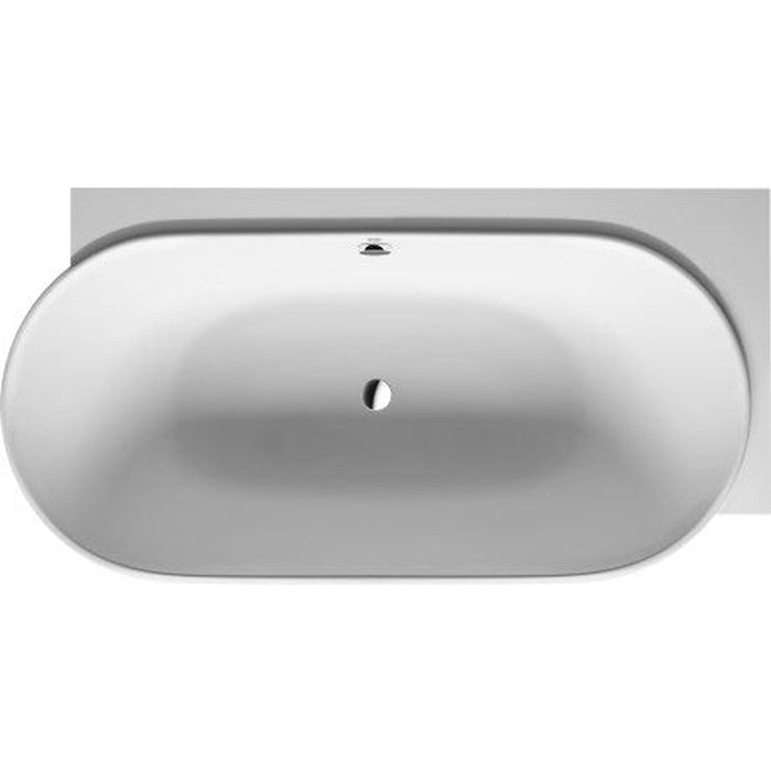 Duravit Luv 72-7/8" Corner Ceramic Soaking Tub - Less Drain Waste and Overflow 700432000000090