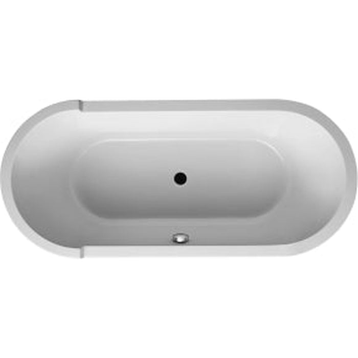 Duravit Starck 71" Free Standing Acrylic Soaking Tub with Center Drain and Overflow 700010000000090