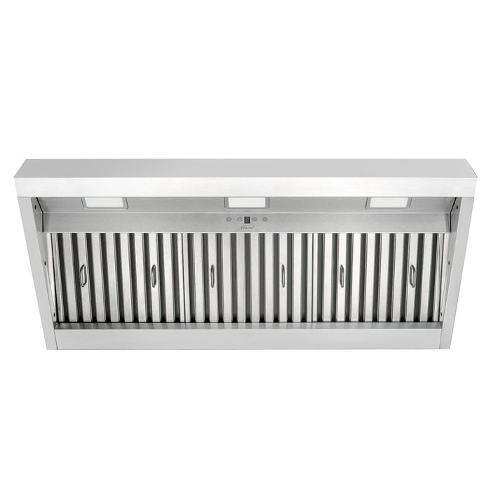 42“ Range Hood Insert, Ultra Quiet Stainless Steel 8" Ducted with 600 CFM Powerful Suction-NX-19IL-42