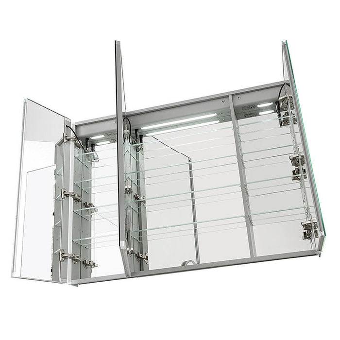 Aquadom Signature Royale 36x36 LED Lighted Triple Door Medicine Cabinet