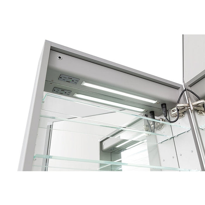 Aquadom Signature Royale 24x40 Right or Left Hinge LED Lighted Medicine Cabinet