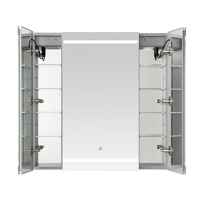 Aquadom Royale Plus 40x36 LED Lighted Triple Door Medicine Cabinet