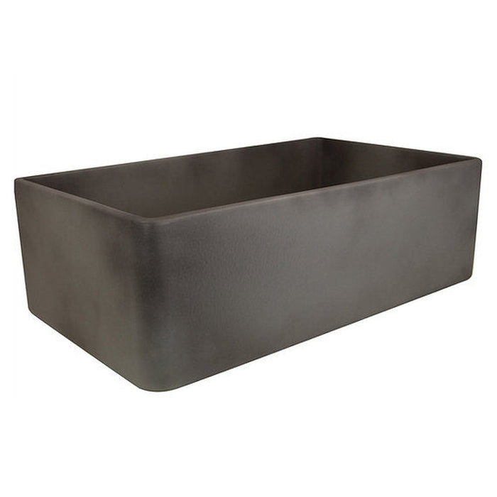 Nantucket Sinks 30-Inch Farmhouse Fireclay Sink with Concrete Finish