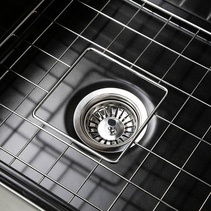 Nantucket Sinks 30 Inch Prep Station Farmhouse Sink With OffSet Drain