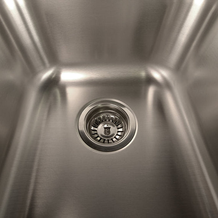 Nantucket Sinks 33 Inch Double Bowl Equal Self Rimming Stainless Steel Drop In Kitchen Sink, 18 Gauge