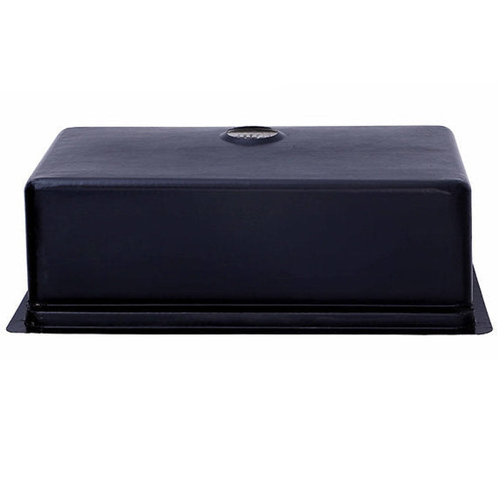 Nantucket Sinks Brightwork Collection Hammered Stainless Steel Large Single Bowl Prep Station Sink.  Sink includes Accacia Cutting Board