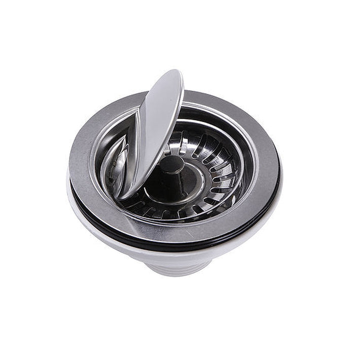 Nantucket Sinks Chrome Flip Top Crumb Cup Kitchen Drain